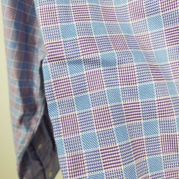 Pronto Uomo Non Iron Classic Fit Egyptian Cotton Button Dress Shirt 15.5 34/35 - Picture 9 of 11